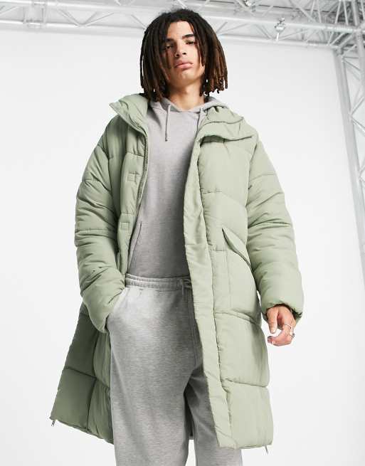 Oversized longline 2024 puffer jacket