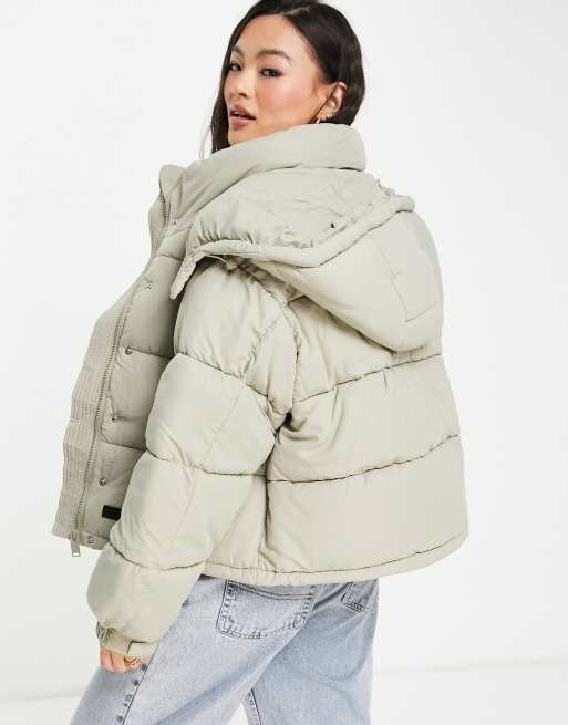 Oversized hot sale hooded puffer