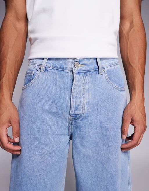 Sixth June - Oversized denim jeans met ballonpijpen in lichte wassing blauw, 5 van 5