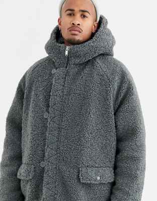 hooded borg coat