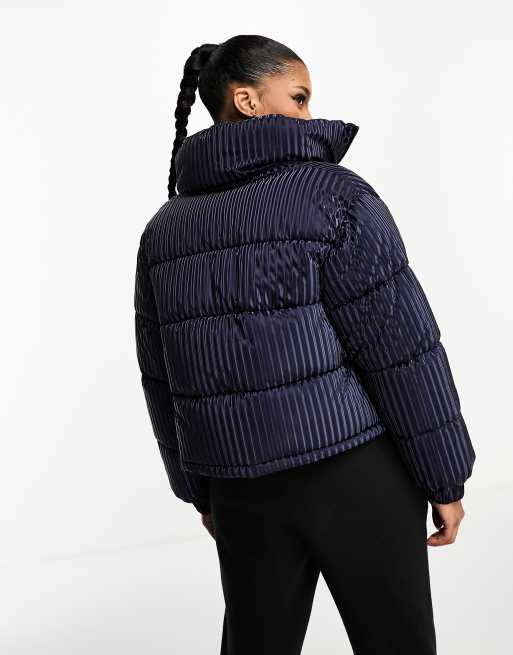 Black Iridescent Extreme Oversized Puffer Jacket