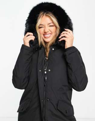 Sixth june big fur parka clearance