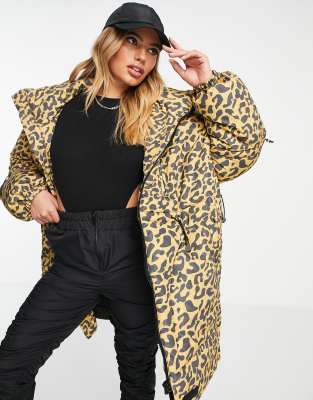 Sixth June oversized longline puffer jacket with toggle waist - ASOS Price Checker