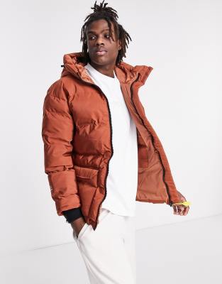 Sixth June oversized padded jacket in orange - ASOS Price Checker