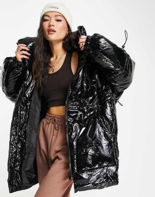 Asos vinyl outlet jacket