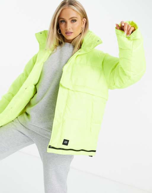 Oversized neon clearance jacket