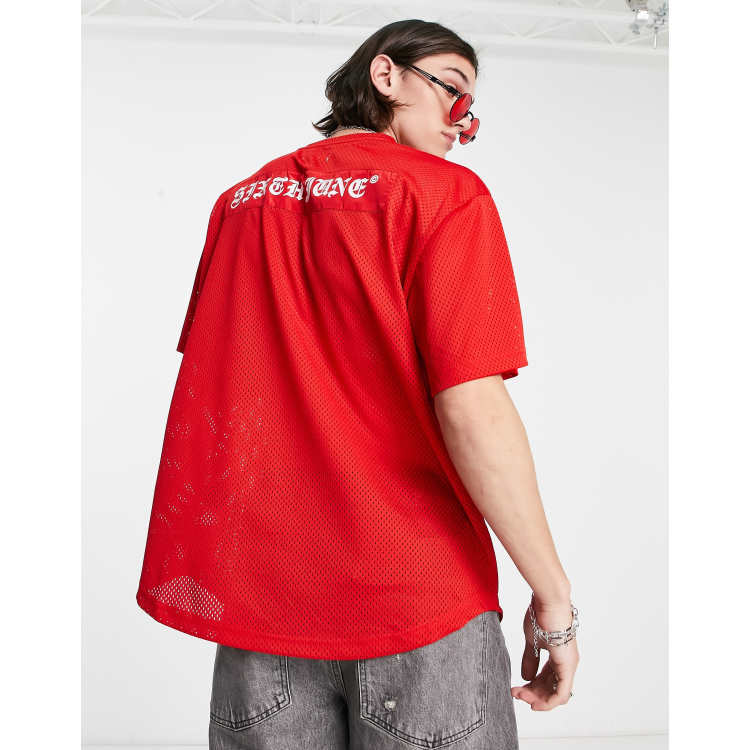 【boohoo】STAR GOTHIC プリント Tシャツ bmm29489_orange_xl?w=537&qlt=