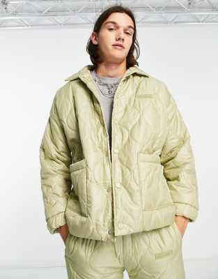 Sixth June padded jacket in green