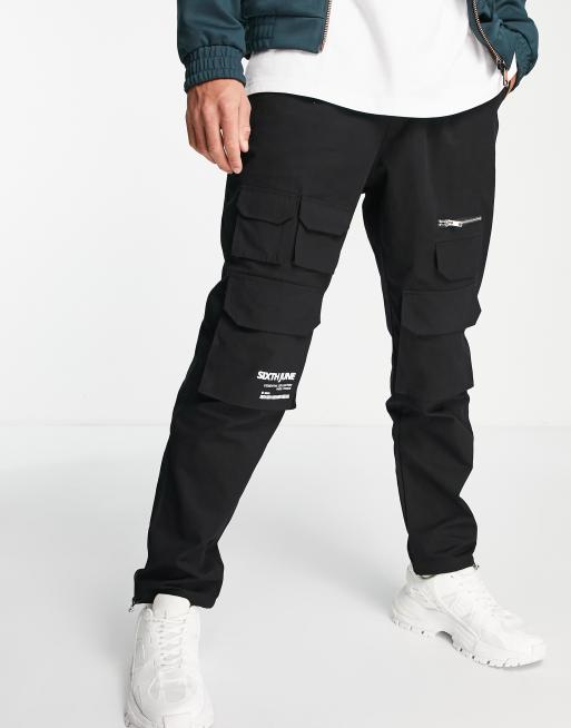 Sixth June - Pantalon avec poches multiples - Noir