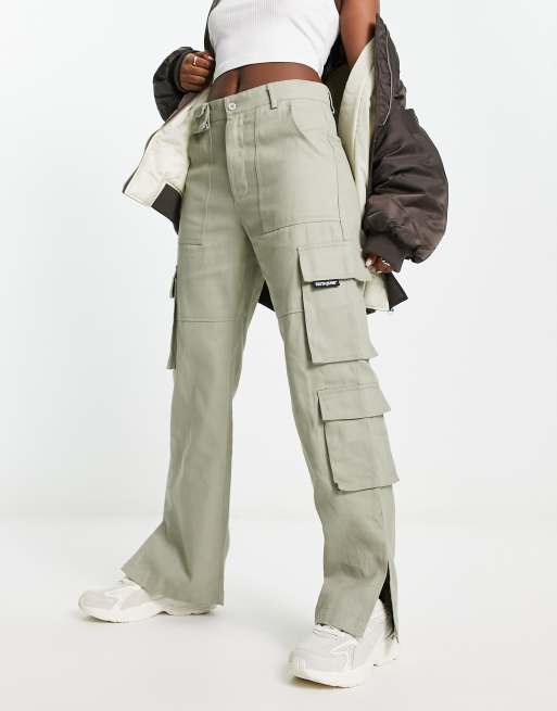 Sixth June - Pantalon cargo fonctionnel - Kaki