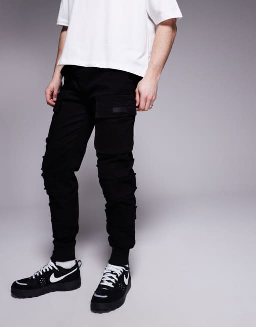 Sixth June - Pantalon cargo fonctionnel - Noir