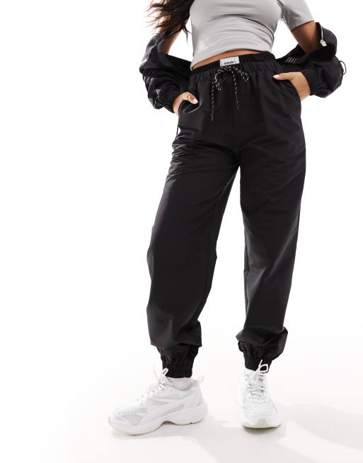 Sixth June - Pantalon de jogging d'ensemble en nylon - Noir