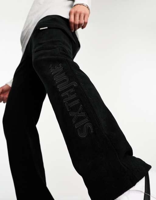 Sixth June Pantalon de jogging en polaire Noir ASOS