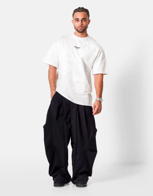 Sixth June - Pantalon parachute coupe ballon - Noir, 4 de 5