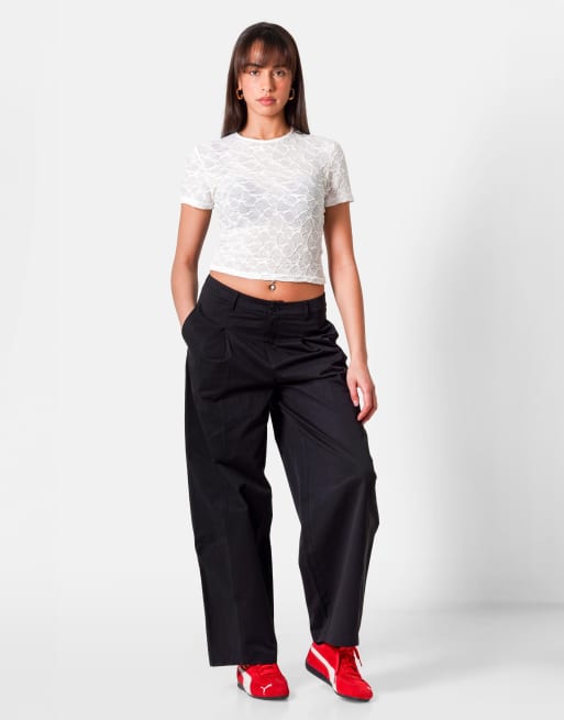 Sixth June - Pantaloni sartoriali a palloncino neri, 3 di 4