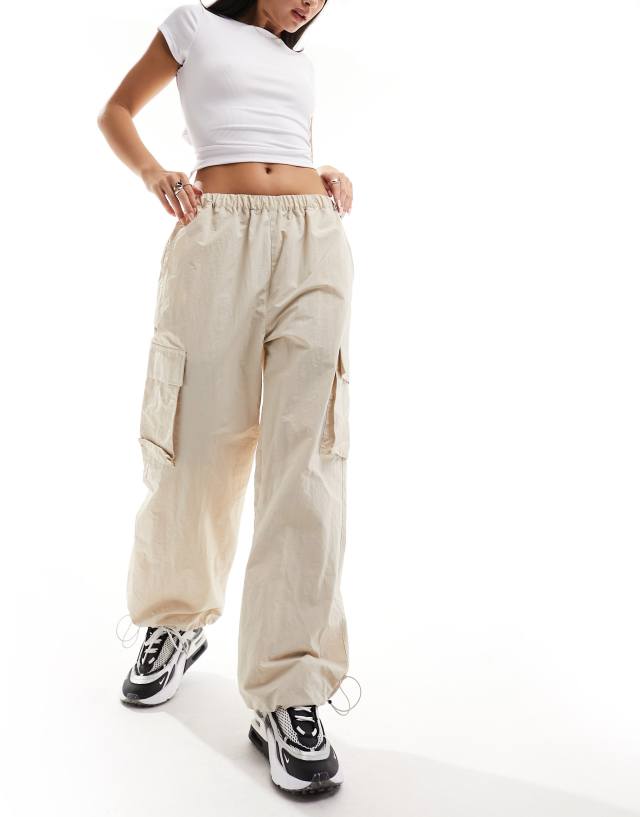 Sixth June - parachute pants in beige