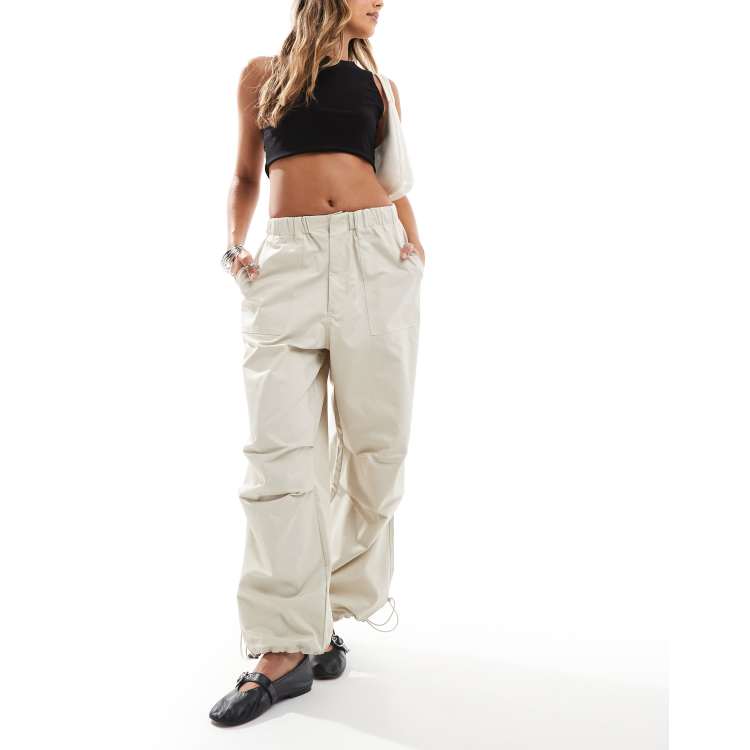【DISCERNMENT】Light Weather Parachute Pants Parachute Pants — Cloud Grey – La Garçonne