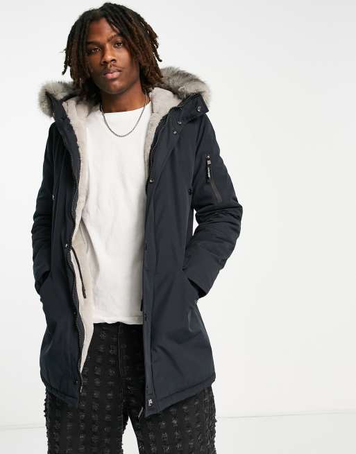 Parka avec capuche discount fourrure