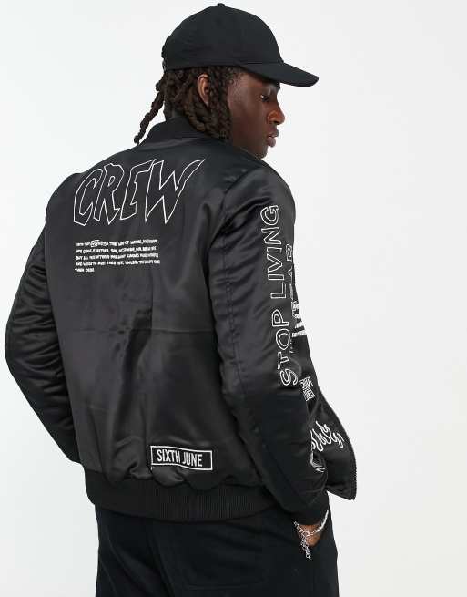 Sixth june sale crew bomber