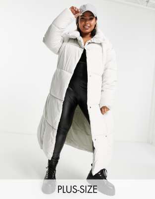 longline puffer jacket plus size