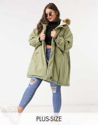 plus size parka coats