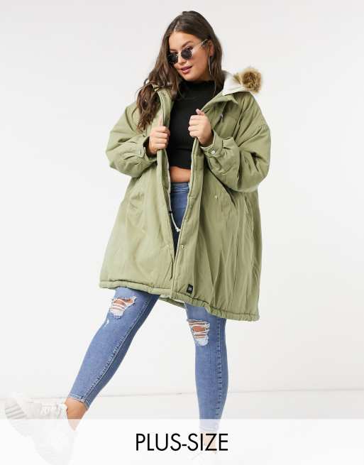 Oversized parka on sale