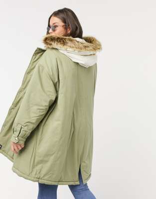 parka without fur hood