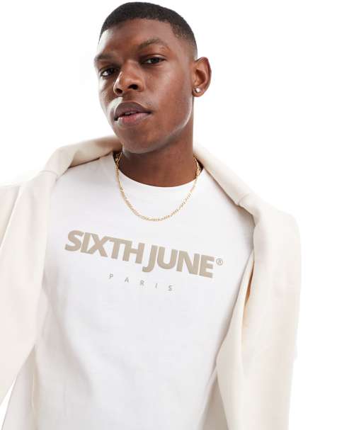 Sixth June printed logo t-shirt in white - view 1