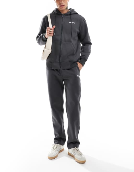 Sixth June printed motif straight leg sweatpants in gray - part of a set