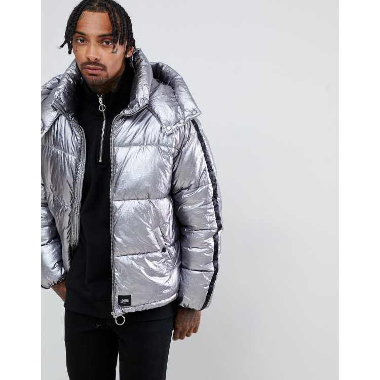 Silver bubble deals jacket mens