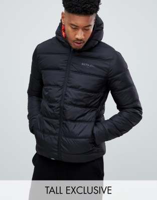 sixth june puffer jacket in black