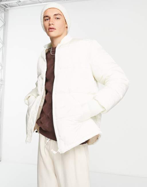 Sixth June quilted bomber in beige