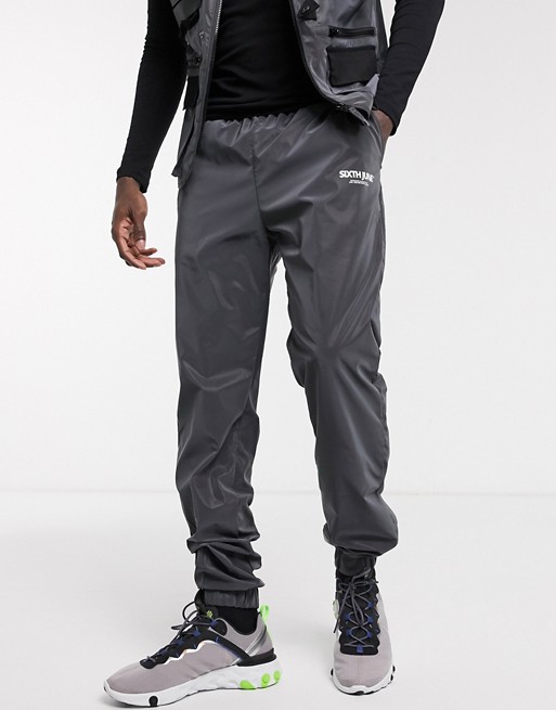 Sixth June reflective joggers in oil slick
