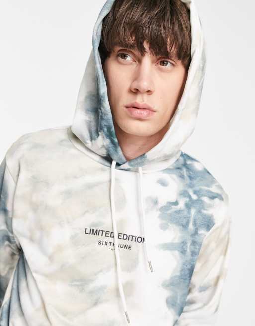 Beige tie discount dye hoodie