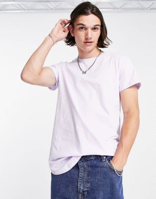 Sixth June regular rounded hem t-shirt in lilac