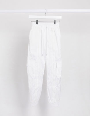 zip front joggers