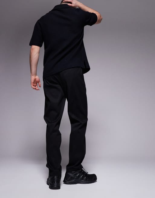 Sixth June relaxed pull on trousers in black, 4 of 5