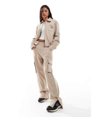 Sixth June Sixth June relaxed trouser co-ord in beige-Neutral