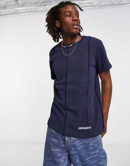 T shirt shoulder seam hot sale