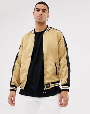 asos satin bomber jacket