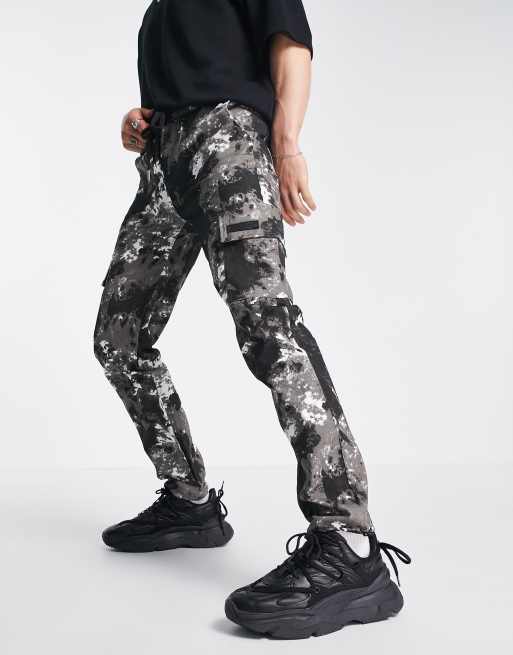 Sixth June - Skinny-fit broek met bergzakken in zwart