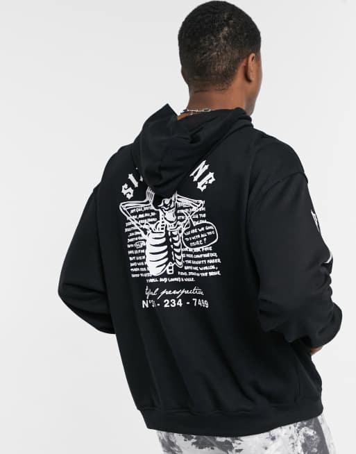 Sixth june 2025 skull hoodie