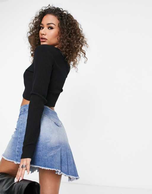Sixth June - Sort croptop, 2 af 4