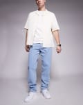 [Sixth June] Sixth June straight leg jeans in light blue wash W34 Light blue