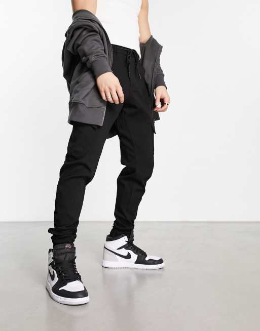 Brave Soul Plus Tech Cargo Pants In Black ASOS, 53% OFF