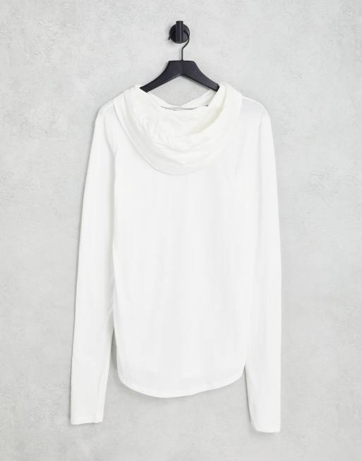Sixth June - Sweat à capuche ajusté léger - Blanc, 2 de 4