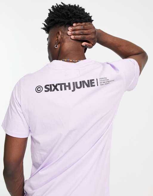 Sixth June – Syrénfärgad t-shirt med logga baktill, del av set