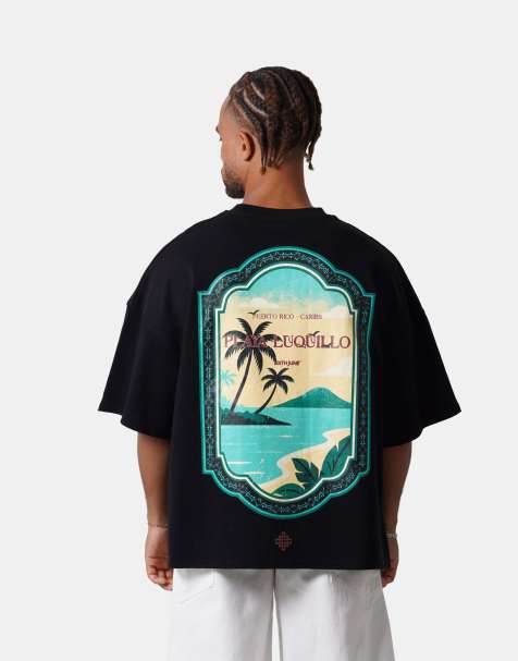 Sixth June - T-shirt à manches courtes avec imprimé Playa Luquillo - Noir - view 1