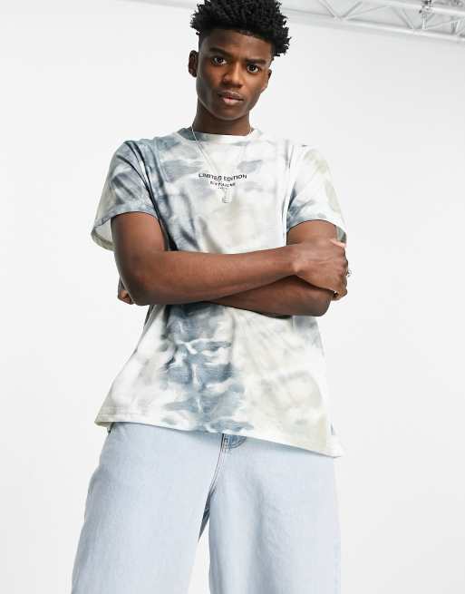 Sixth June - T-shirt effet tie-dye - Gris multicolore