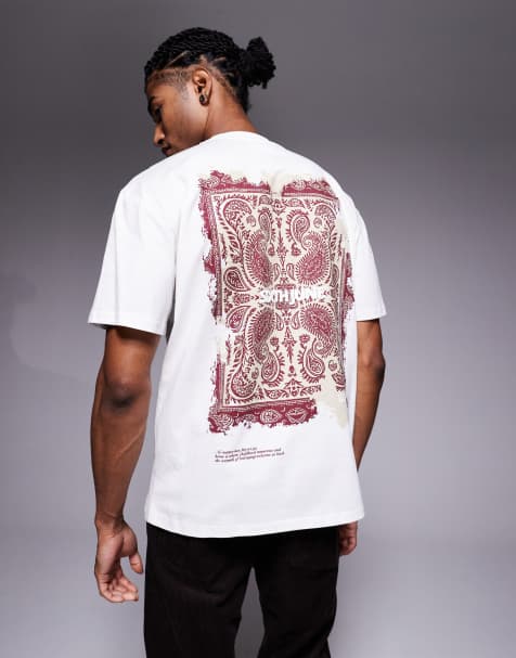Sixth June t-shirt in off white with back rug print - view 1